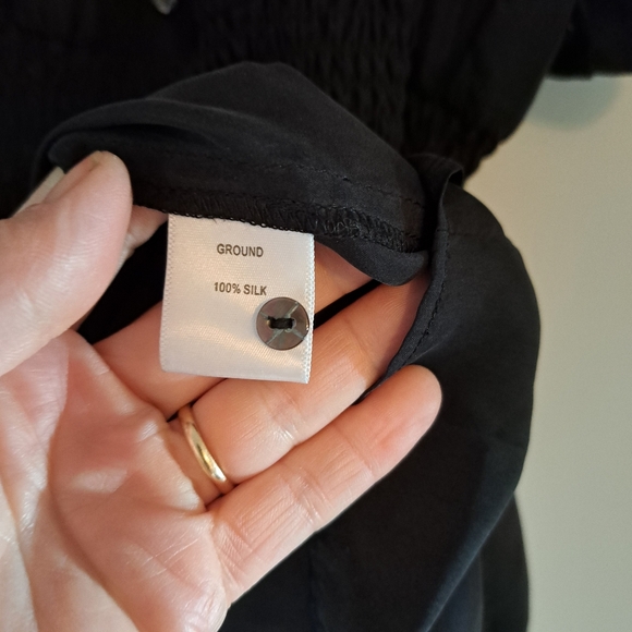 Silk black Nicole Miller Atelier dress - Picture 7 of 8